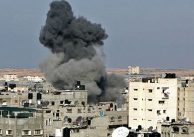 غارة إسرائيلية على منزل شمال قطاع غزة  - أرشيفية